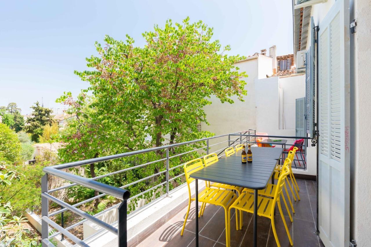 Le Concorde 3 - Appartement 2 Chambres - 8 Pers - Terrasse - Clim Marselha Exterior foto
